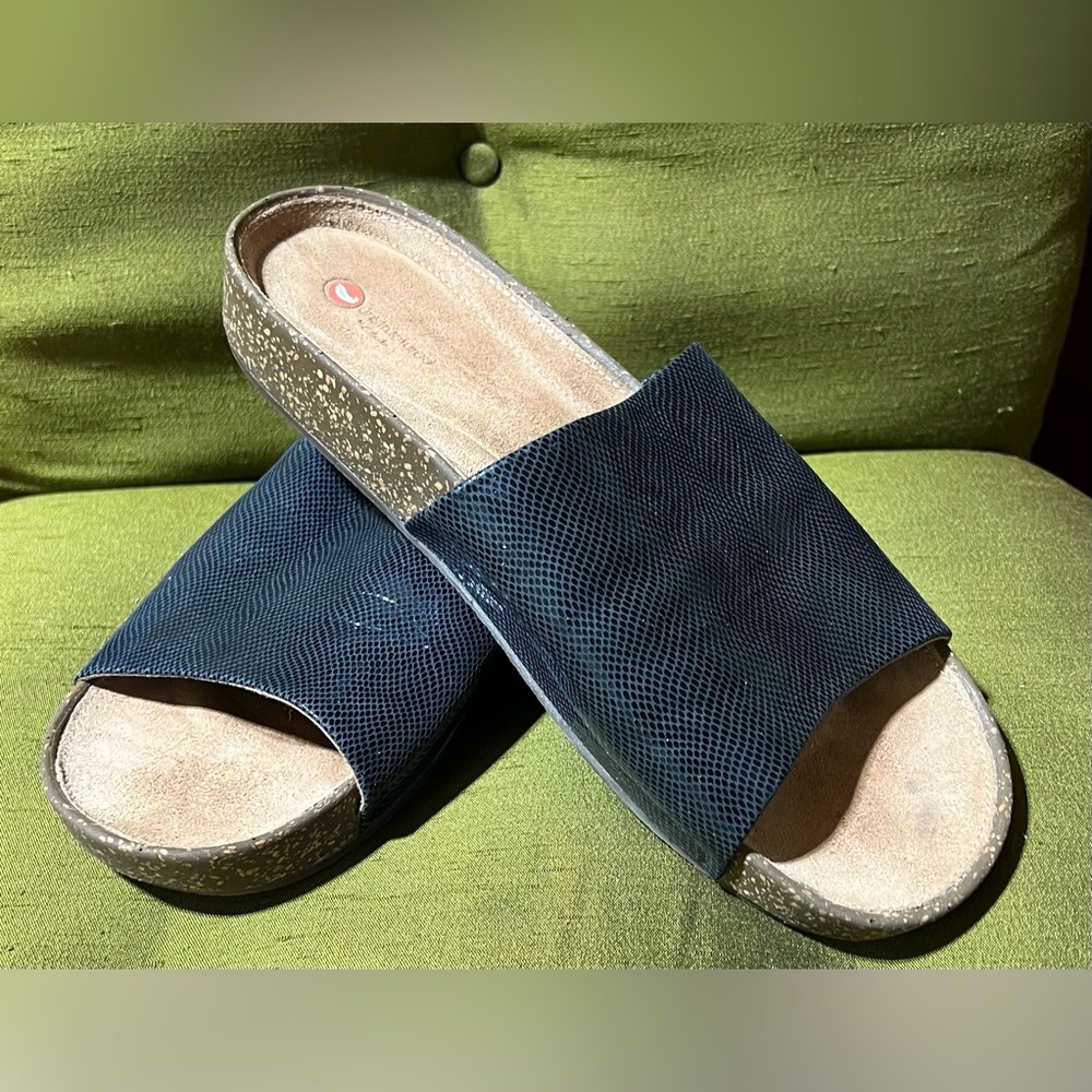 Clarks Cork Footbed Dressy Slides